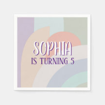 Boho Pastel Rainbow Birthday