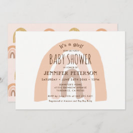Boho Pastel Rainbow Es ist eine Girl Baby Dusche Einladung