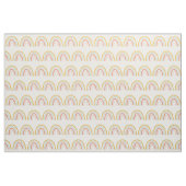 Boho Pastel Rainbow Natural Ivory Linen Fabric Stoff (Yard (91,4 cm))