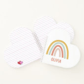 Boho Pastel Rainbow Personalisiert Notizblock (Innenseite)