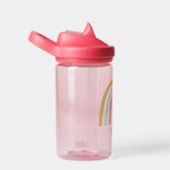 Boho Pastel Rainbow Personalisiert Trinkflasche (rechts)