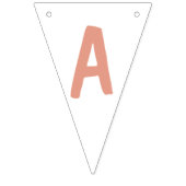 Boho Pastel Rainbow Personalisiert Wimpelkette (Dritte Fahne)