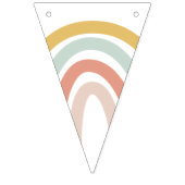 Boho Pastel Rainbow Personalisiert Wimpelkette (Erste Fahne)