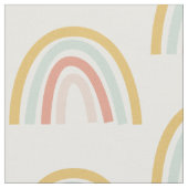 Boho Pastel Rainbow Stoff (Nahaufnahme)