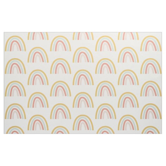 Boho Pastel Rainbow Stoff (Fat Quarter (45,7 x 55,9 cm))