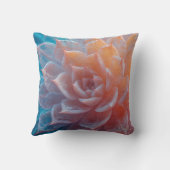 Boho Pastel Succulent Pillow - Zuckerhaltige Petal Kissen (Rückseite)