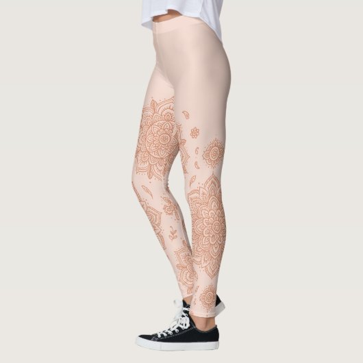 Boho Pastel Terracotta Mandala Leggings (Links)