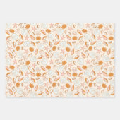 Boho Pastel Terracotta Pink Seashell Wrapping Geschenkpapier Set (Vorderseite)