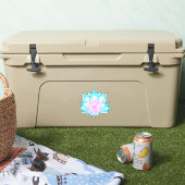 Boho Pastel Vibes Lotus Blume Aufkleber (Kühler)