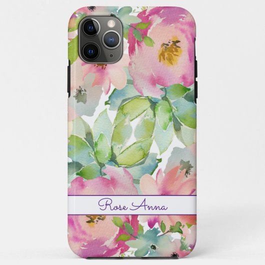 Boho Pastel Watercolor Case-Mate iPhone Hülle (Rückseite)