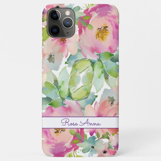 Boho Pastel Watercolor Case-Mate iPhone Hülle (Rückseite)