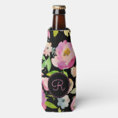 Boho Pastel Watercolor Flaschenkühler (Flaschenvorderseite)