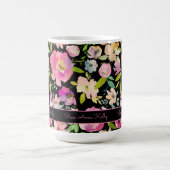 Boho Pastel Watercolor Kaffeetasse (Mittel)