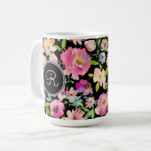 Boho Pastel Watercolor Kaffeetasse (Vorderseite Links)