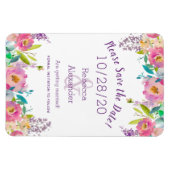 Boho Pastel Watercolor Magnet (Horizontal)
