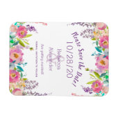 Boho Pastel Watercolor Magnet (Horizontal)