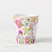 Boho Pastel Watercolor Milchtasse (Vorderseite)
