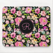 Boho Pastel Watercolor Mousepad (Vorne)