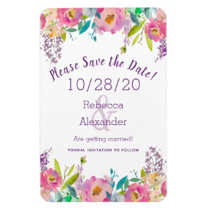 Boho Pastell Aquarell Magnet