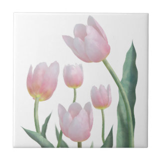Boho-Pastell-Blumen Fliese