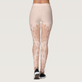 Boho Pastell Terrakotta Mandala  Leggings (Rückseite)