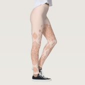 Boho Pastell Terrakotta Mandala  Leggings (Rechts)