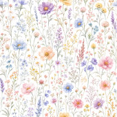Boho-Pastell-Wildblumengarten Schürze