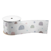 Boho pastellel rainbows stars satinband (Spule)