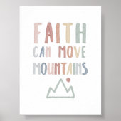 Boho Pastellgläubigkeit kann Gebirgsdruck verschie Poster (Vorne)