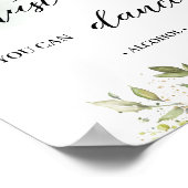 Boho Pastellgrün vertrauen Sie mir können Sie tanz Poster (Ecke)