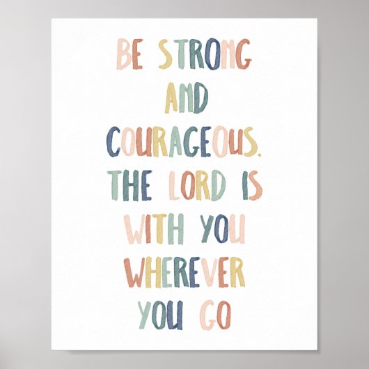 Boho Pastells sind starke und mutige Plakate (Vorne)