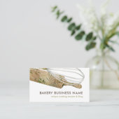 Boho Pastry Koch Catering Cake Maker Rolling Butto Visitenkarte (Stehend Vorderseite)