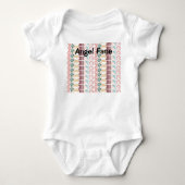 Boho Pattern Baby Strampler (Vorderseite)