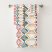 Boho Pattern Badhandtuch Set (Insitu)