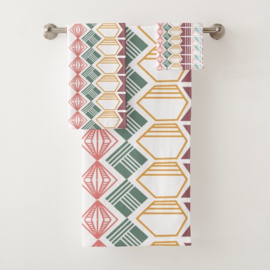 Boho Pattern Badhandtuch Set (Insitu)