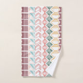 Boho Pattern Badhandtuch Set (Handtuch)