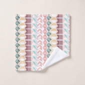 Boho Pattern Badhandtuch Set (Waschlappen)