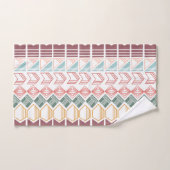 Boho Pattern Badhandtuch Set (Handtuch)