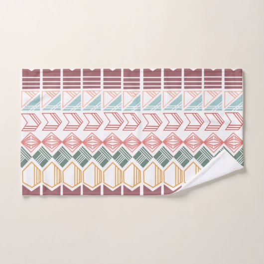Boho Pattern Badhandtuch Set (Handtuch)