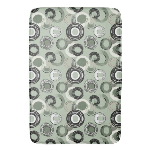 Boho Pattern Bath Mat Badematte (Vorderseite Vertikal)