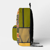 Boho Pattern Celestial School Bedruckter Rucksack (Rechts)