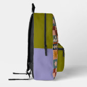 Boho Pattern Celestial School Bedruckter Rucksack (Links)