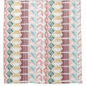 Boho Pattern Duschvorhang (Vorderseite)