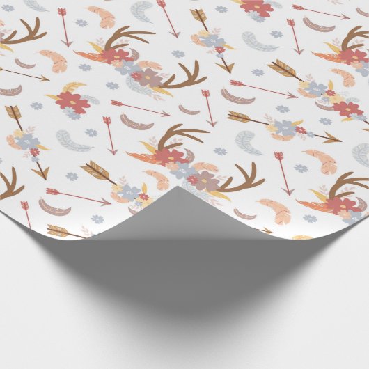 Boho Pattern Geschenkpapier (Ecke)