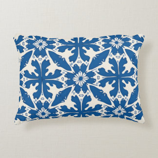 Boho Pattern in Blue – Elegant & Bold Dekokissen