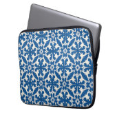 Boho Pattern in Blue – Elegant & Bold Laptopschutzhülle (Vorderseite Links)
