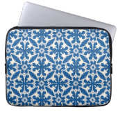 Boho Pattern in Blue – Elegant & Bold Laptopschutzhülle (Vorderseite)