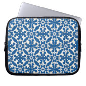 Boho Pattern in Blue – Elegant & Bold Laptopschutzhülle (Vorderseite)