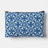 Boho Pattern in Blue – Elegant & Bold Zubehörtasche (Vorderseite)
