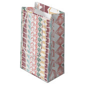 Boho Pattern Kleine Geschenktüte (Rückseite Schrägansicht)